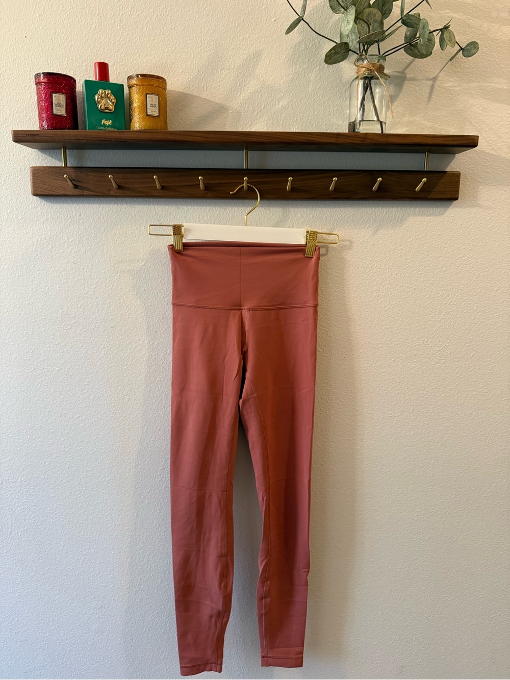 High-Waist Rose Pink Leggings